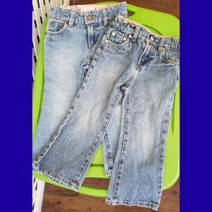 Levi Jeans (2 pairs, 3T girls)